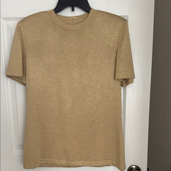 St. John Tops - St. John Gold Knit Short Sleeve